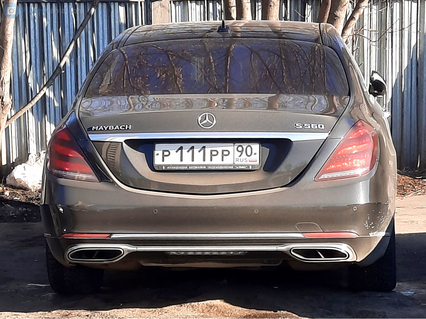 р 111 рр 90, Mercedes-Benz S-Klasse Maybach, 8th gen Sedan (X222), 2015–2020