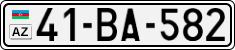 License plate of Azerbaijan, Cars
