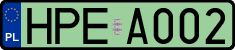 License plates of Poland, Authorities