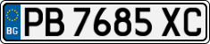 License plate of Bulgaria, Cars