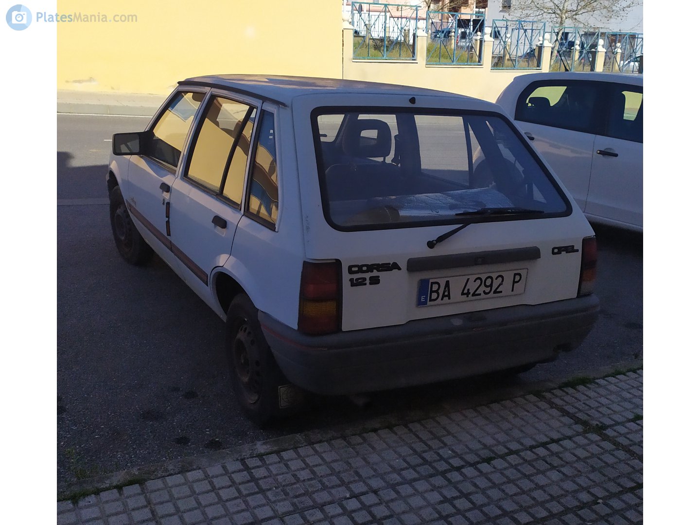 BA 4292 P, Opel Corsa 1st gen 5-door Hatch (A; S83), 1984–1993