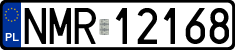 License plates of Poland, Regular car plates