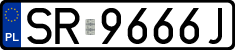 License plates of Poland, Regular car plates