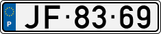 License plate of Portugal, Regular plates