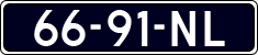 License plate of the Netherlands, Cars