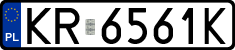 License plates of Poland, Regular car plates