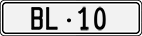 License plate of Switzerland, Cars