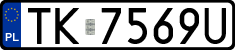 License plates of Poland, Regular car plates
