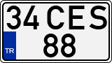 License plate of Turkey, Regular plates