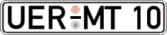 German license plate, Regular plates