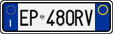 License plate of Italy, Cars (1994 year series)
