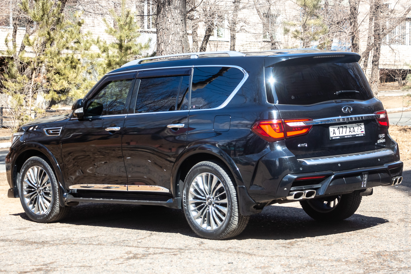а 177 аа 75, Infiniti QX80/QX56 2nd gen QX80 (Z62), facelift, 2017–2024