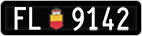License plate of Liechtenstein, Cars