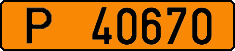 License plate Belarus, Foreign citizens and enterprises