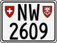 License plate of Switzerland, Motorcycles