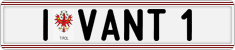 License plate of Austria, Vanity Plates