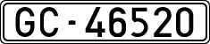 License plates of Spain, 1900 year series