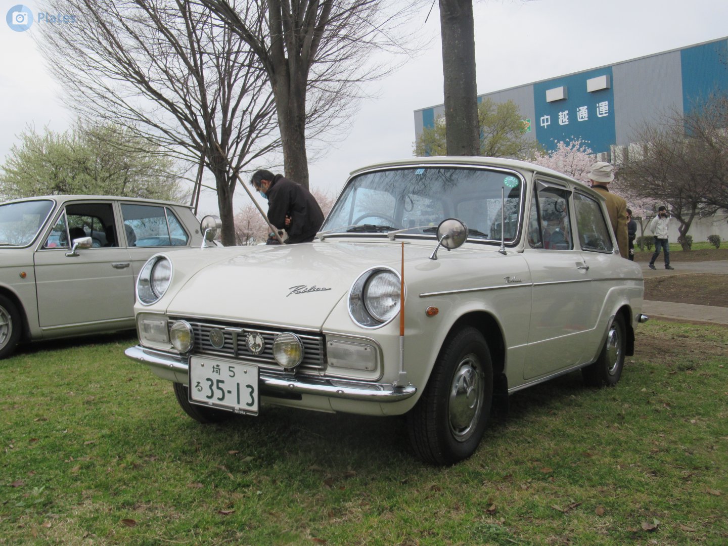 埼 5 る 3513, Toyota Publica 2nd gen 2-door Sedan (P20), 1966–1969