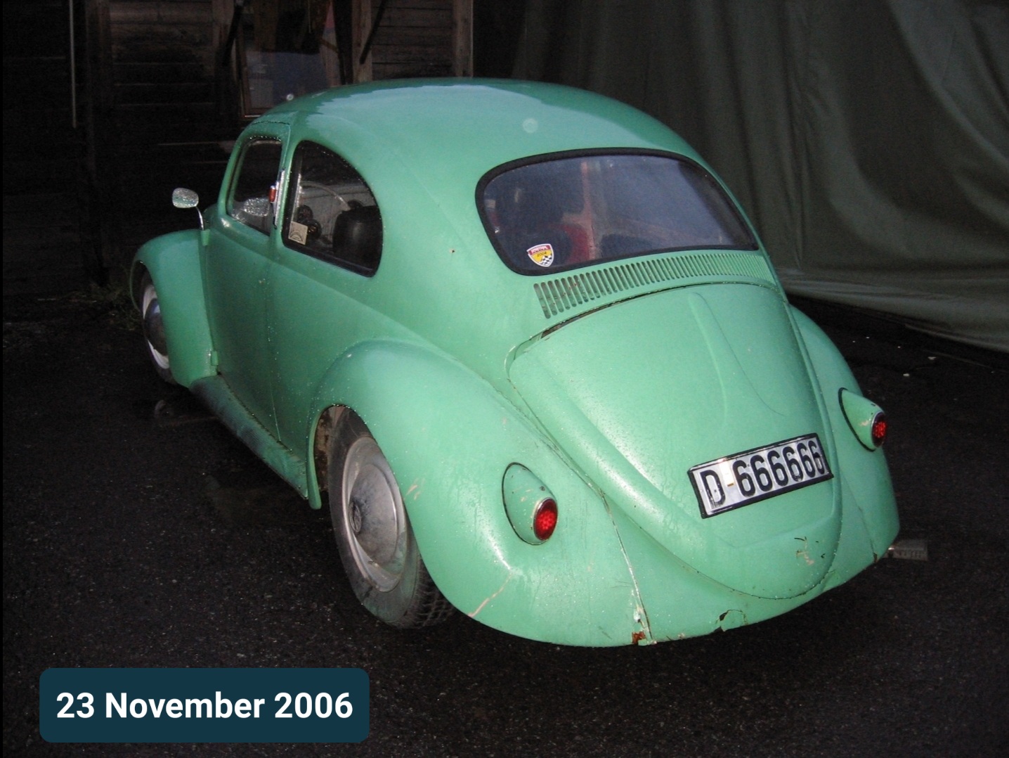 D-666666, Volkswagen Beetle 1st gen Sedan (Type 1), 1938­–2003