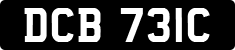 License plate of the United Kingdom, 1963 year system