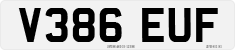 License plate of the United Kingdom, 1983 year system