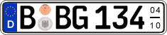 German license plate, Seasonal plates