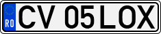 License plate of Romania, Regular plates