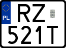 License plates of Poland, Special vehicles and motorcycles