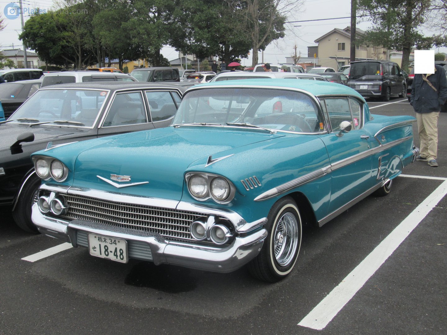 栃木 34 せ 1848, Chevrolet Bel Air 3rd gen 1958 2-door Hardtop (1731/1831; B-body), 1957–1958