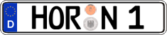 German license plate, Regular plates
