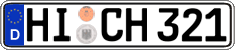 German license plate, Regular plates