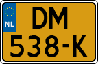 License plate of the Netherlands, Military