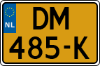 License plate of the Netherlands, Military