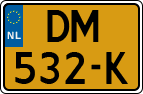 License plate of the Netherlands, Military