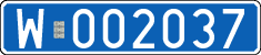 License plates of Poland, Diplomatic