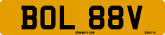 License plate of the United Kingdom, 1963 year system
