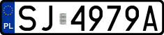 License plates of Poland, Regular car plates