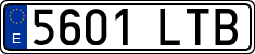 License plates of Spain, Ordinary (2000)
