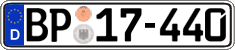 German license plate, Authorities and federal agencies