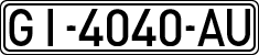 License plates of Spain, 1971 year series