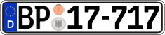 German license plate, Authorities and federal agencies