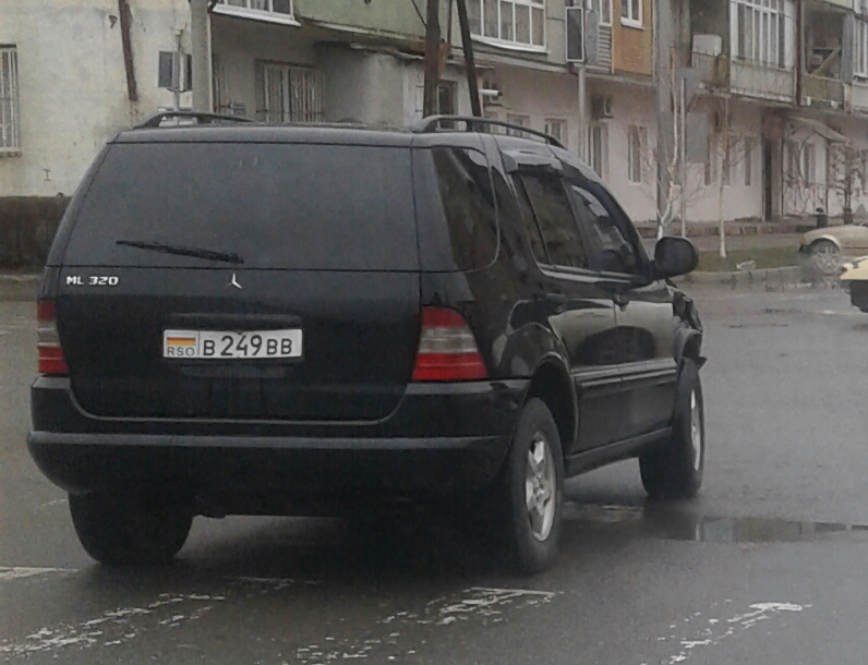 в 249 вв, Mercedes-Benz M-Klasse 1st gen (W163), 1997–2005