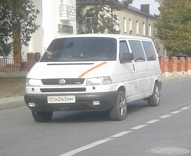 м 243 мм, Volkswagen Transporter 4th gen Van (T4) (70/7D), 1990–2003