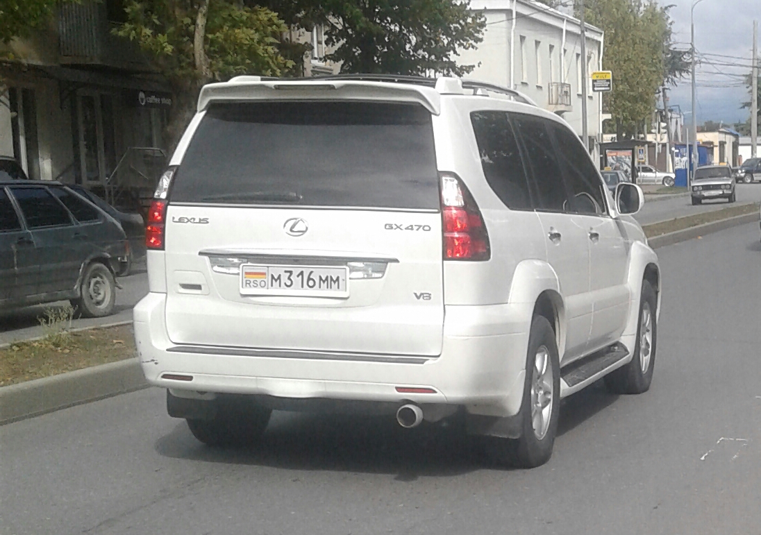м 316 мм, Lexus GX 1st gen (J120), 2002–2009