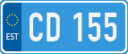 License plate of Estonia, Diplomatic