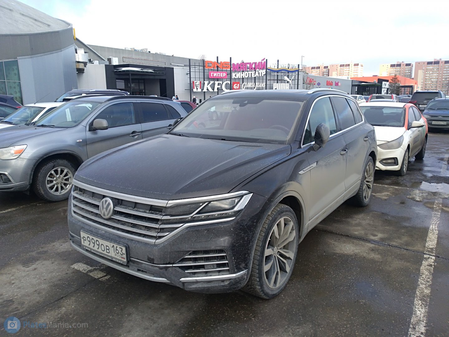 р 999 ов 163, Volkswagen Touareg 3rd gen (CR), 2018–2023