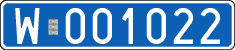 License plates of Poland, Diplomatic