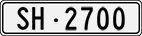 License plate of Switzerland, Cars