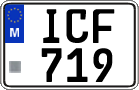 License plate of Malta, Regular plates (ABC 123)