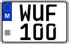 License plate of Malta, Regular plates (ABC 123)